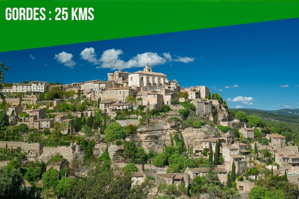 Villa Santa - Piscine - Wi-Fi - Proche Ventoux - Ideal Cyclistes Mormoiron エクステリア 写真